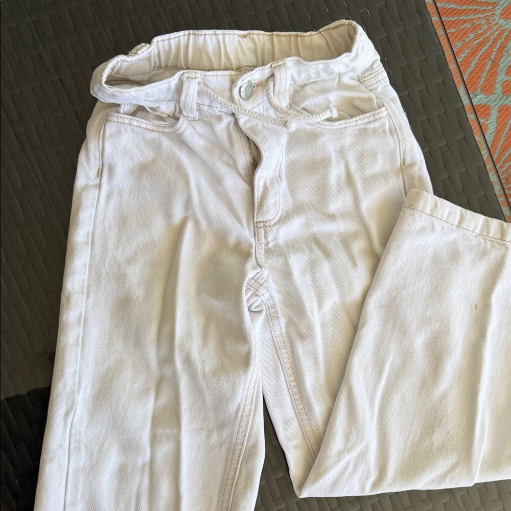 Zara White Kids Jeans